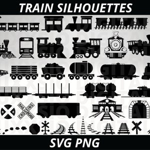 Tren svg, tren clipart, transporte svg, tren png, motor de vapor svg, vías de tren svg, amante del tren svg, ferrocarril svg, tren de Navidad