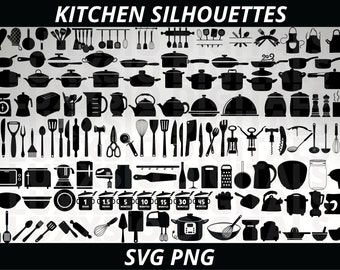 Cucina Svg, Cucina Svg, Utensili da cucina Svg, Utensili da cucina Svg, Tagliere Svg, Monogramma cucina SVG, Chef Svg, Cottura SVG, Cucina