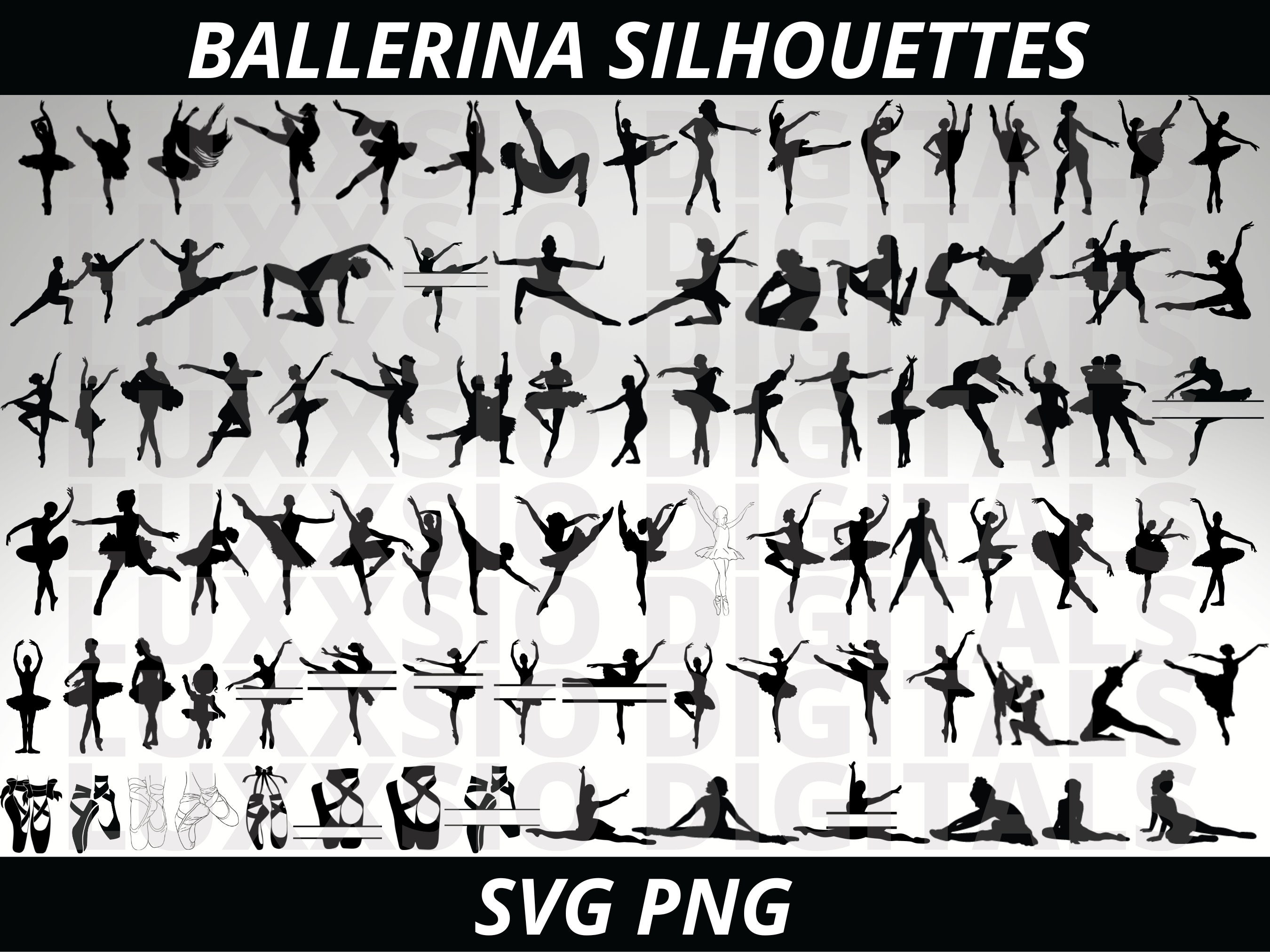 ballerina di sagoma che balla su uno sfondo bianco ballerino. illustrazione  vettoriale. 2685338 Arte vettoriale a Vecteezy, image size:2700x2025