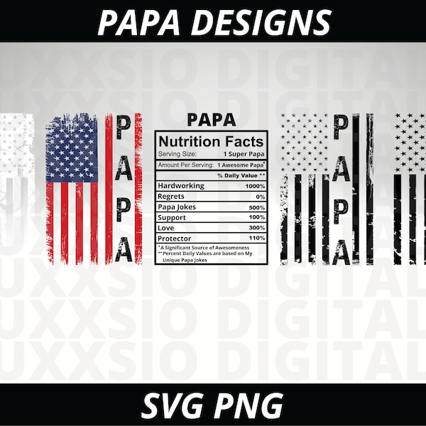 Father's Day svg, Papa Svg, Fathers day svg, Fathers day png, Distressed Flag Svg, Patriotic Svg, Fourth of July svg, American Flag Svg, PNG