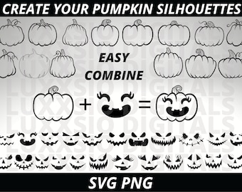 Pumpkin Svg, Halloween Pumpkin Svg, Pumpkin Faces Svg, Halloween Pumpkin Faces Svg, Jack o lantern svg, Jack o lantern Faces svg, Outline