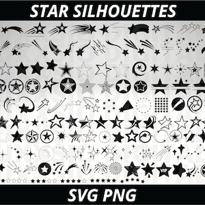 Star Svg, Shooting Star Svg, Star Vector, Star Monogram Svg, Sparkle Svg, Christmas Star Svg, 4th of July Star Svg, Stars Svg, Twinkle Svg