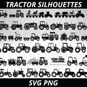 Tractor Svg, Farm Svg, Tractor Png, Country Svg, Tractors Svg, Tractor Clipart, Farm Tractor Svg, Svg Files for Cricut, Tractor Silhouettes
