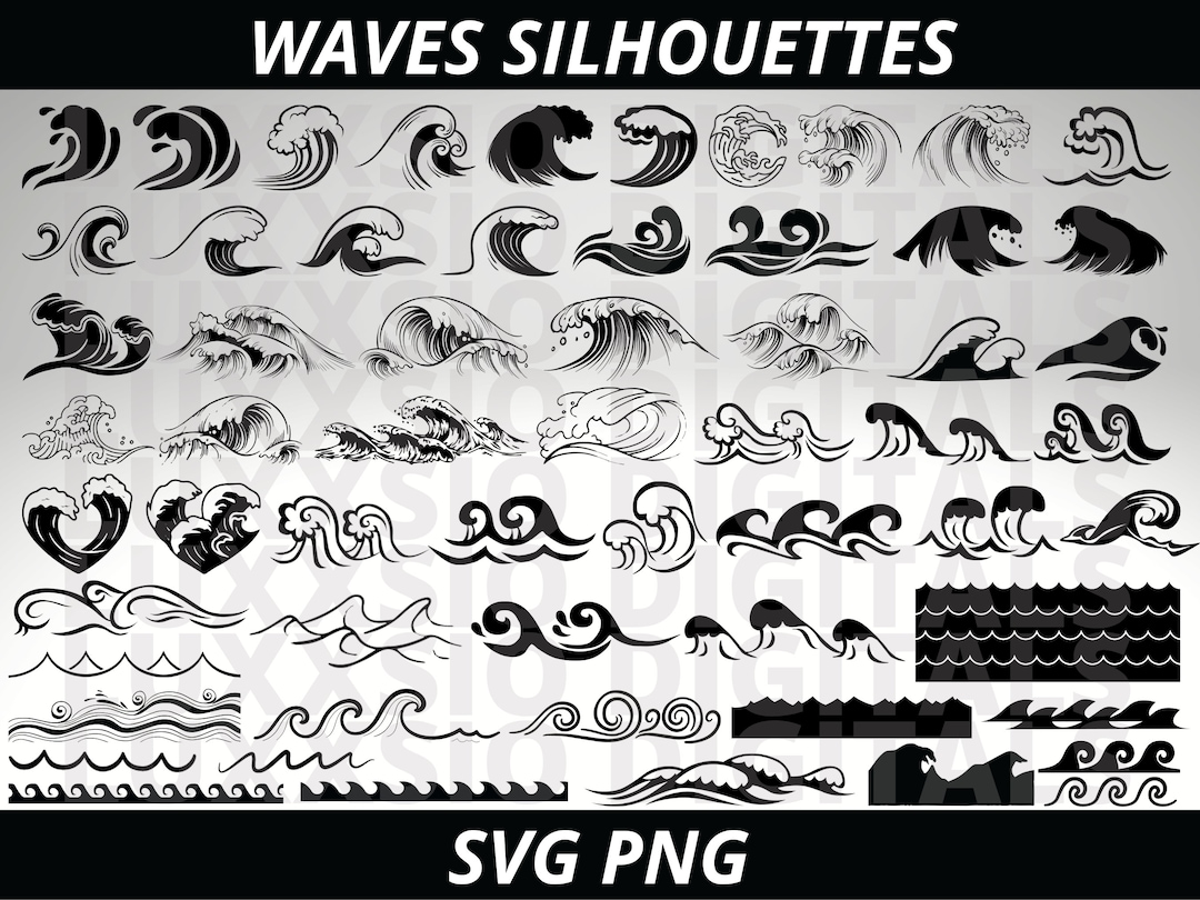 Wave Svg, Ocean Svg, Waves Svg, Ocean Waves Svg, Wave Png, Water Svg