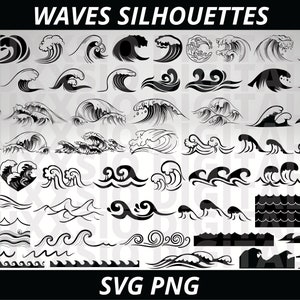 Wave Svg, Ocean Svg, Waves Svg, Ocean Waves Svg, Wave Png, Water Svg, Beach Waves Svg, Water Waves Svg, Svg Files for cricut, png, Waves