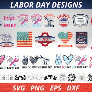 Dag van de Arbeid SVG, Happy Labor Day Svg, Dag van de Arbeid Silhouetten, Dag van de Arbeid Svg, Patriottische Dag van de Arbeid, Digitale bestanden voor Cricut, Dag van de Arbeid Overzicht svg