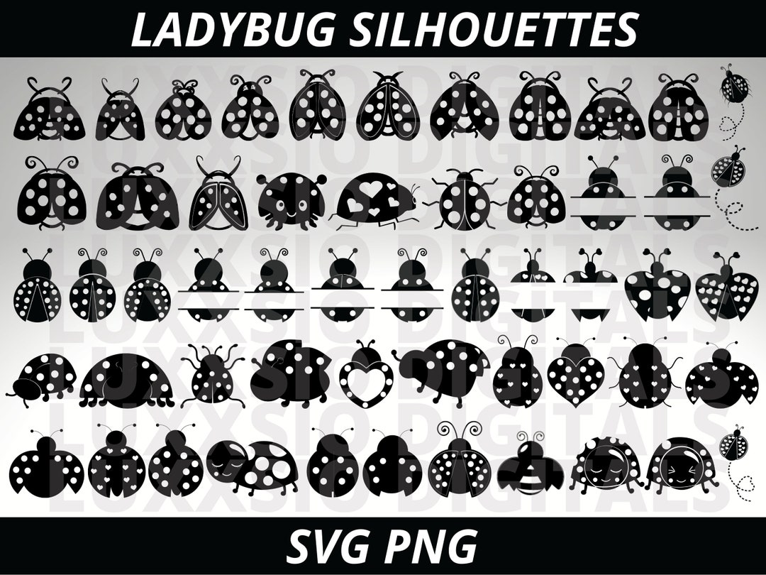 Ladybug Svg, Ladybug Svg Bundle, Ladybug Clipart, Ladybug Png, Ladybug ...