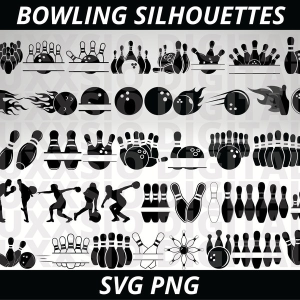 Bowling Svg, Bowling Clipart, Bowling, Bowling Png, Bowling Ball Svg, Bowling Pin svg, Bowling shirt svg, Svg files for cricut, SVG, PNG