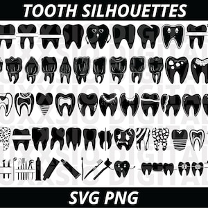 Tooth Svg, Teeth Svg, Dentist Svg, Dental Svg, Tooth Png, Tooth Clipart, Toothbrush Svg, Svg files for cricut, Medical Svg, Tooth