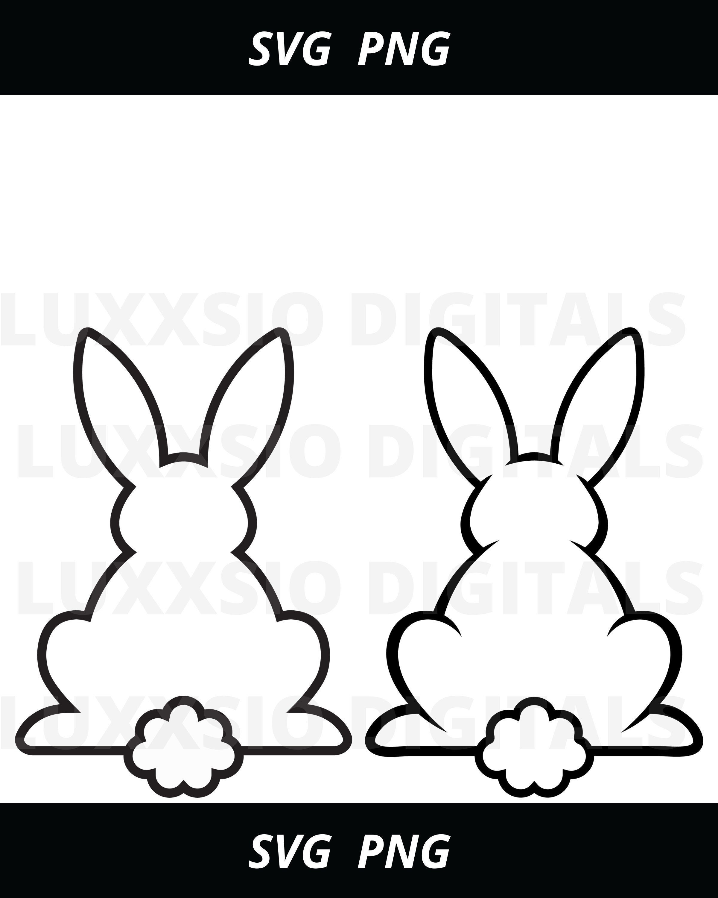 Bunny Silhouette Outline