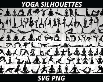 Yoga Svg, Svg de méditation, Namaste Svg, Svg spirituel, Yoga Clipart, Yoga Pose Svg, Zen Svg, Yoga Girl Svg, Pilates Svg, Fichiers Svg pour Cricut