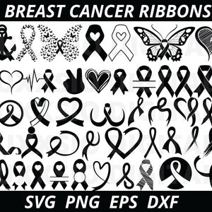 Brustkrebs SVG, Krebs Band SVG, Bewusstsein Band SVG, Band SVG, Dateien für Cricut, Silhouette, geschnittene Datei, Dxf, Png, Eps, SVG, Digital