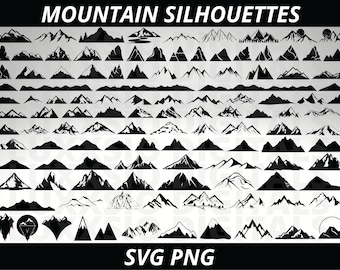Mountain Svg, Mountains Svg Bundle, Mountain Silhouette Svg, Nature Svg, Outdoors Svg, Iceberg Svg, Mountain Clipart, Mountain Scene Svg,PNG