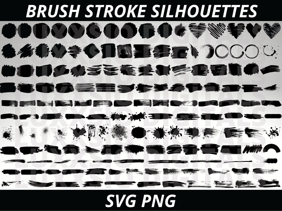 Brush Stroke Svg, Paint Brush Svg, Paint Stroke Svg, Paint Splatter Svg