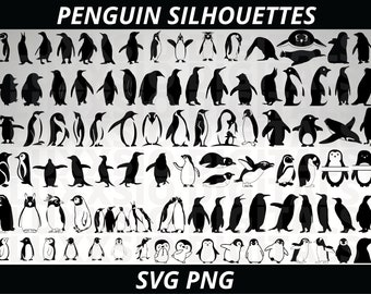 Penguin SvG, Cute Penguin Svg, Penguin Baby Svg, Animal Svg, Penguins, Penguin Clipart, Baby Penguin Svg, Penguin Png, Penguin Silhouette
