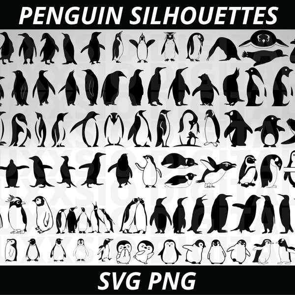 Penguin SvG, Cute Penguin Svg, Penguin Baby Svg, Animal Svg, Penguins, Penguin Clipart, Baby Penguin Svg, Penguin Png, Penguin Silhouette