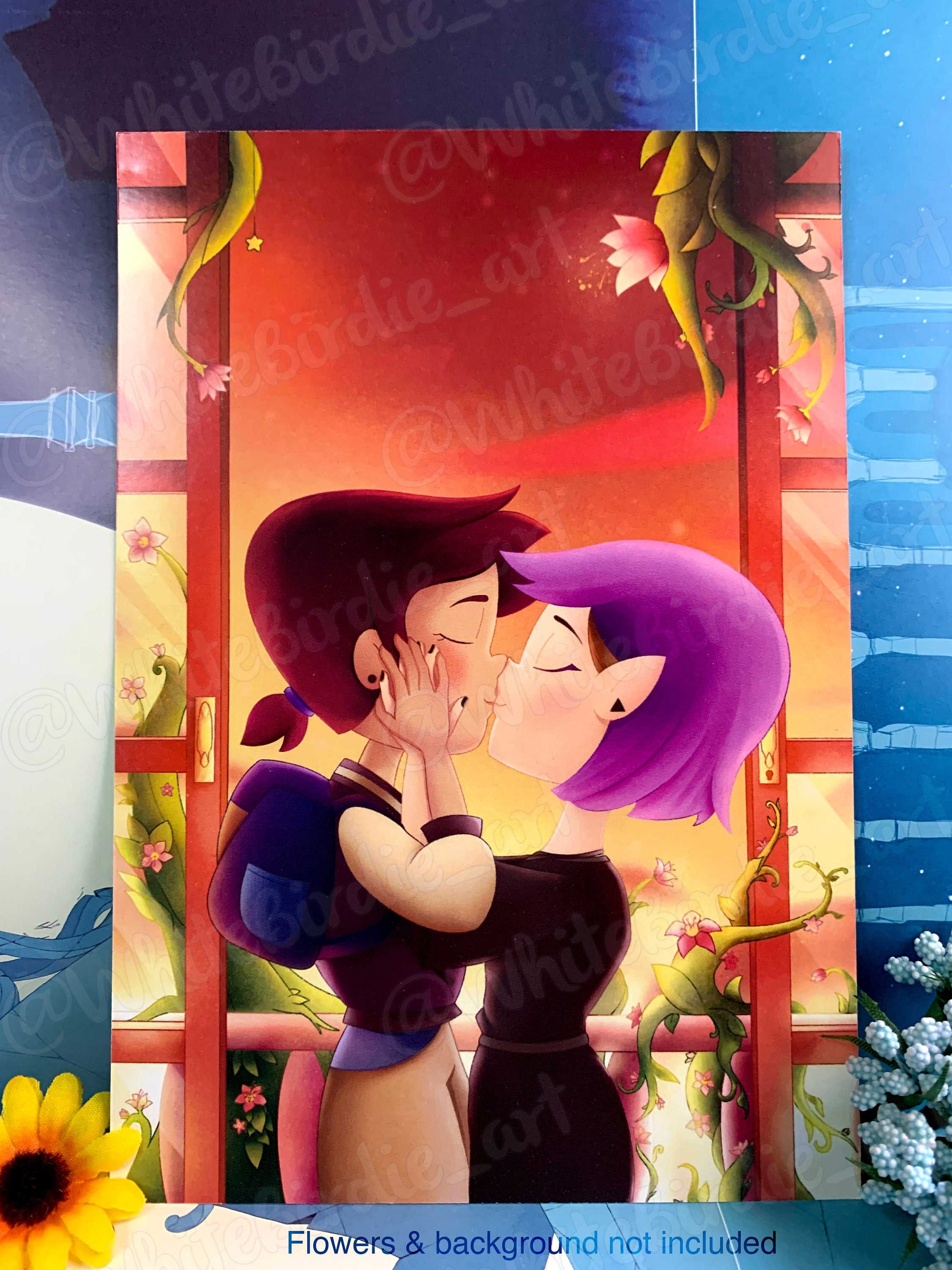 Pareja anime besándose - Etsy México Pareja anime besándose - Etsy México