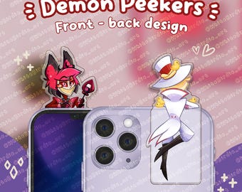 Hazbin Hotel Demon Peekers - Alastor, Lucifer and more hippers!