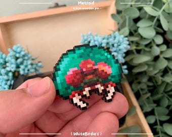 Metroid Pixelart tränål