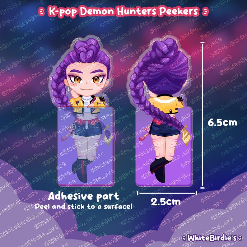 Kpop Demon Hunters Peekers - Rumi, Zoey, Mira & Derpy Hipper - Etsy