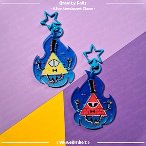 Bill Cipher Charm - Gravity Falls