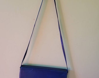 SACHA London. Crossbody, clutch or handbag purse. Vintage. Royal blue. Great condition. Leather