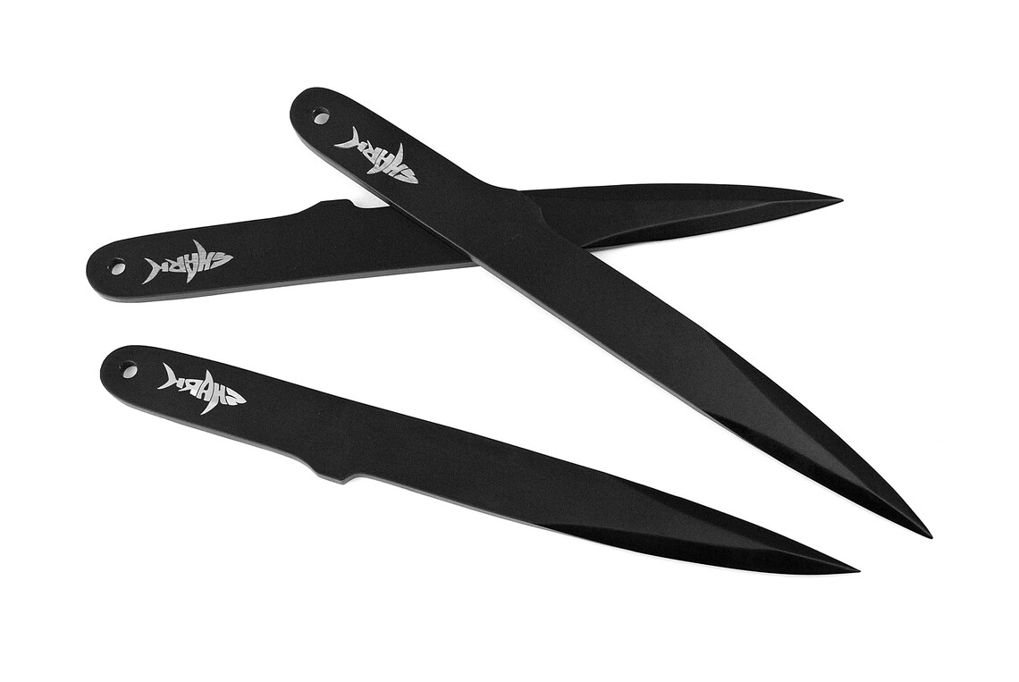 Handmade Throwing Knives Set With Leather Pouch. Etsy