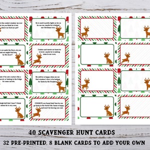 Indoor Christmas Treasure Hunt, Christmas Scavenger Hunt for Kids, Christmas Treasure Hunt Clues, Printable Christmas Activity image 5