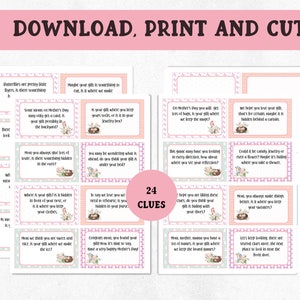 Mother's Day Treasure Hunt, Printable Mother's Day Game, Mother's Day Gift Hunt, Treasure Hunt Clue Cards image 5