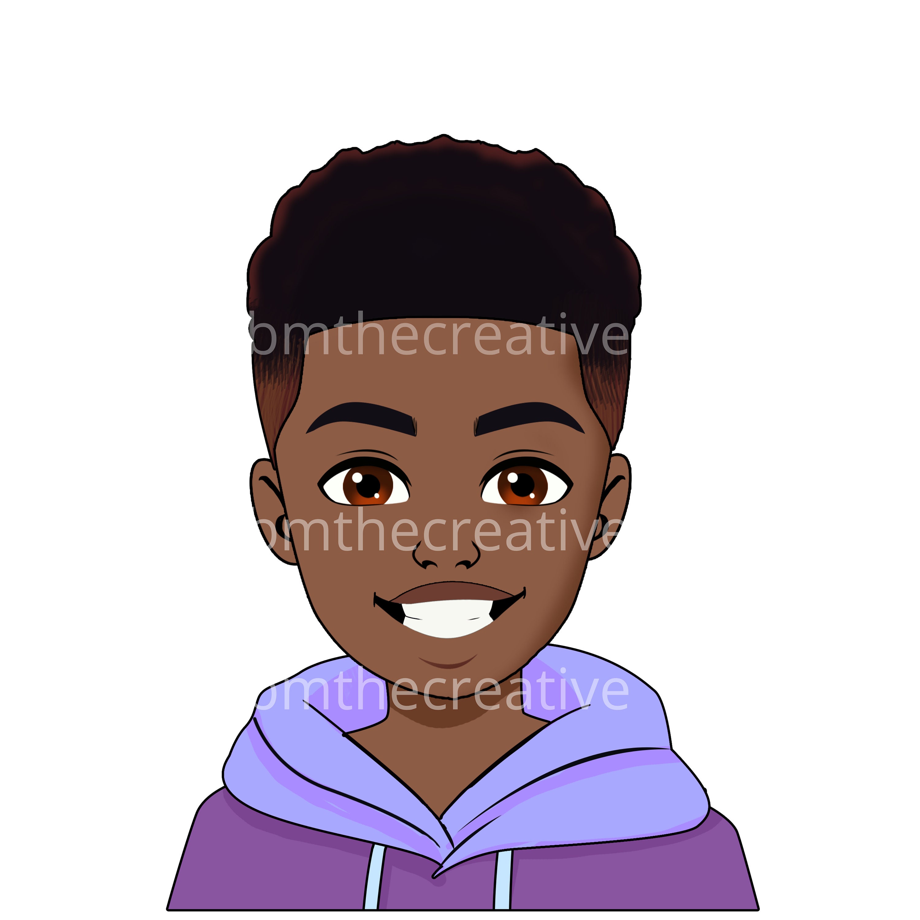 Teen African American Clipart