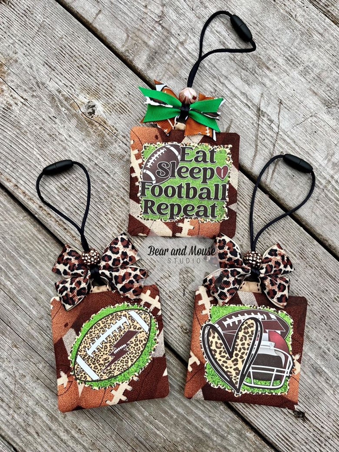Football Car Freshener, Car Freshener Pouch, Refillable Car Freshie