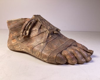 Roman Greek Ivory sandaled foot 5 5/8" Museum reproduction MMA Metropolitan Museum Art authentic