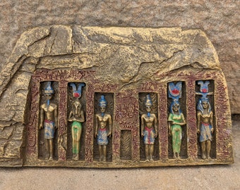 Egyptian Abu Simbel Ramesses II Nefertari Temple Artifact Sculpture 7 7/8"-A5