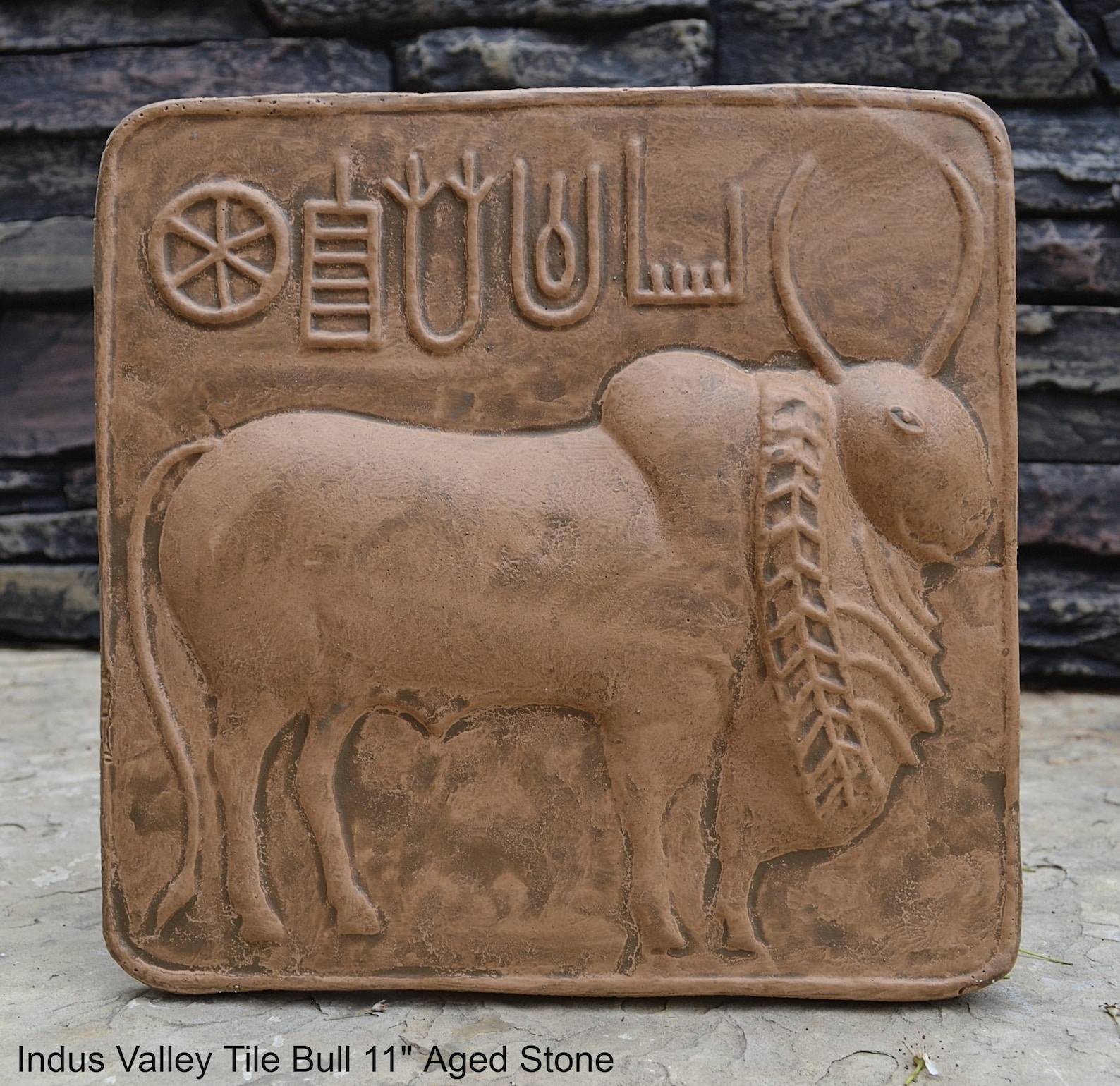 Indus Valley Bull Ox Sculpture Wall Plaque Mohenjodaro Seal Etsy