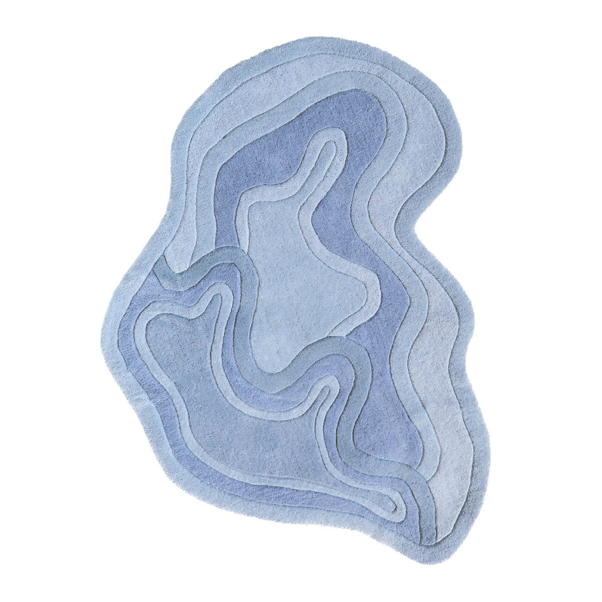 Rolling Tides Hand Tufted Irregular Rug, Wavy Wool Natural Area Rug