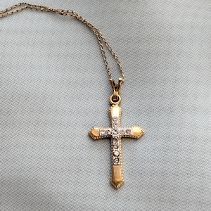 Vintage Signed 14k Yellow Gold Filled Pendant on a 14k Gold Filled Necklace Chain