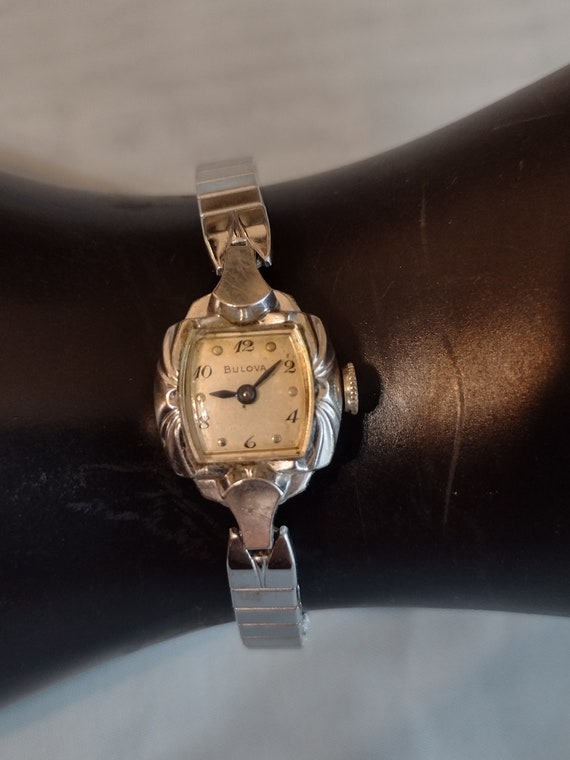Vintage Bulova 10k Rolled Gold Plate Wrist Watch … - image 1