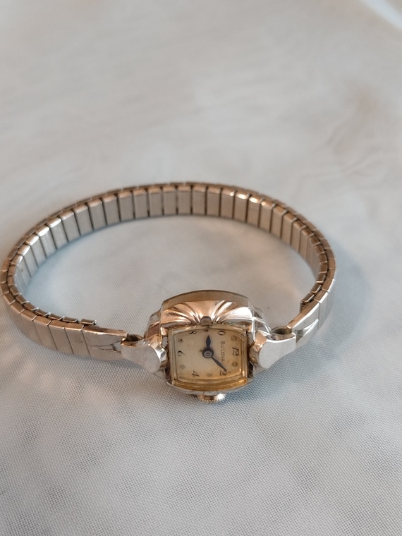 Vintage Bulova 10k Rolled Gold Plate Wrist Watch … - image 2