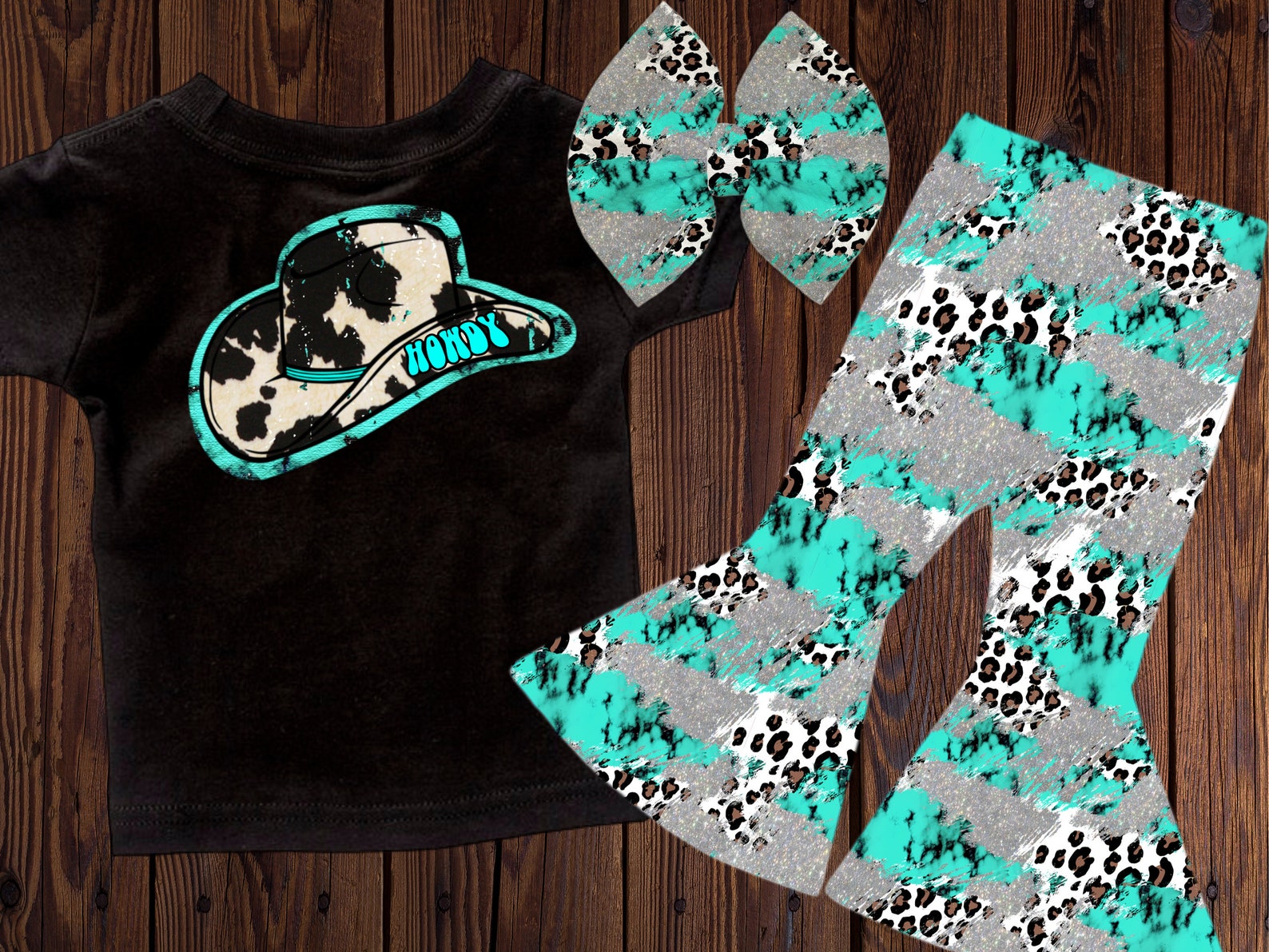 cow print bell bottoms womens