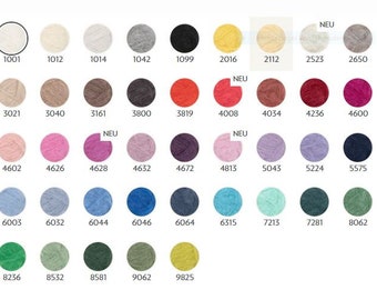 Borstet Alpakka all colors, SANDNES GARN, 50gr. Norwegian wool made of alpaca and nylon, basic price 1kg/ 230,00 Euro