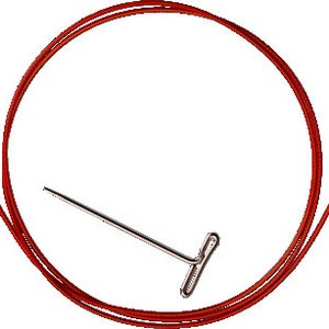 Chiaogoo Twist Red Lace Needle Cable 5 - 125 cm Mini, Small, Large and Adapter