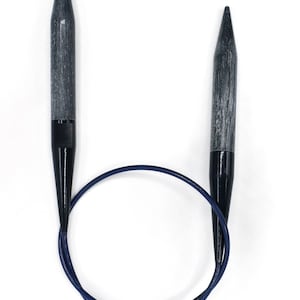 Agulha de tricô circular Lykke 100 cm, todos os tamanhos de agulha, índigo