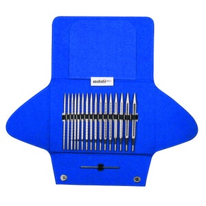 addiClick Novel Lace Long Case, fine knitting needles, set, 740-2