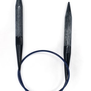 Agulha de tricô circular Lykke 40 cm, todos os tamanhos de agulha, índigo