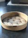 Long Model Cat and Dog Bed; Cat Dog Basket; Pet basket; Environmental Friendly Handmade Jute Cat & Dog Bed product logo