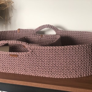 XXL Baby Changing Basket Available in 45 Different Colour Suitable to use with Keekaroo Peanut Changer and Hatch Baby Shower Gift image 3