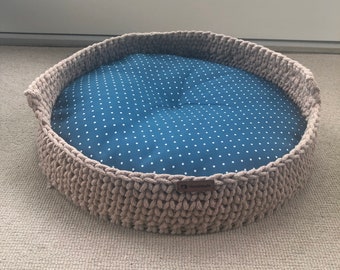 Cat Dog Basket; Pet basket; Environmental Friendly Handmade Cat & Dog Bed