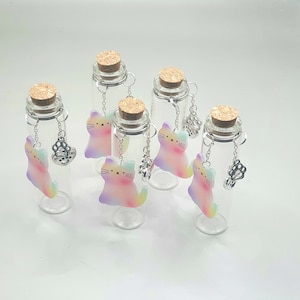 Cat Whisker Keepsake: Rainbow Bridge Memorial, Pet Fur Vial
