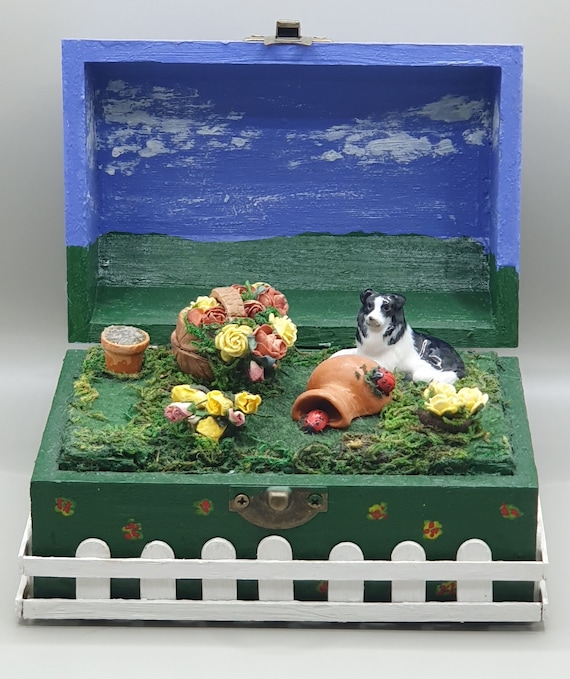 Border Collie Dog Miniature Diorama Box, Cottagecore Shelf Decor, Farmhouse  Dog Mom Decor, Cute Birthday Gift for Dog Lovers, Sheepdog Gift -   Israel