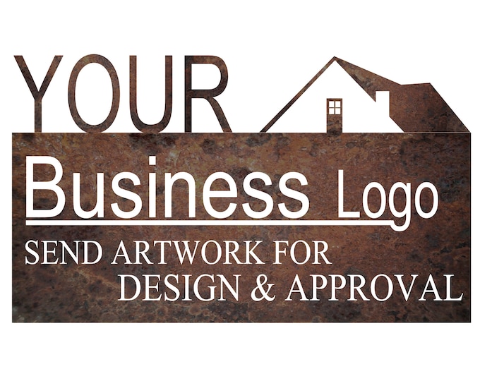Custom Business Logo | Metal Sign | Personalized Metal Logo Design for your Business